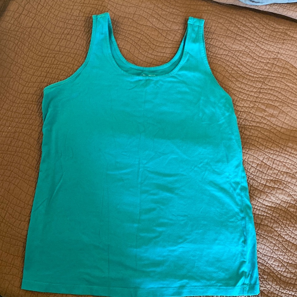Turquoise Maurices tank top